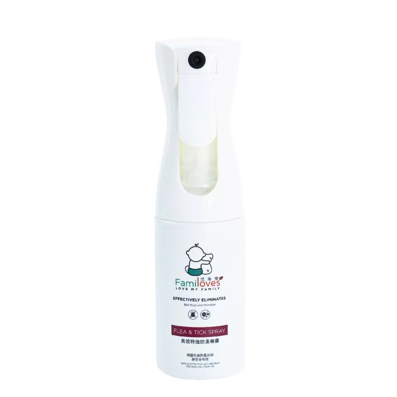 Familoves Flea & Tick Spray 長效特強防蝨噴霧-200ML(*一些含有氯菊酯的產品，可能令部份品種貓隻產生過敏)